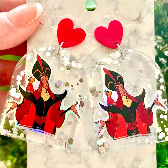 Jafar Acrylic Earrings - Picture 2 of 5